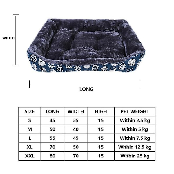 Hundeseng sofa måtter kæledyrsprodukter chiens dyretilbehør hunde kurv Lattice Xl