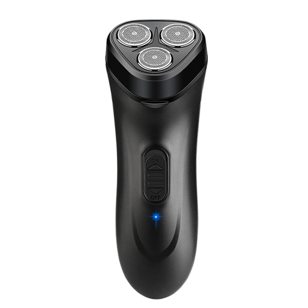 Bärbar elektrisk rakapparat USB Electric Razor Beard ter Laddning Black