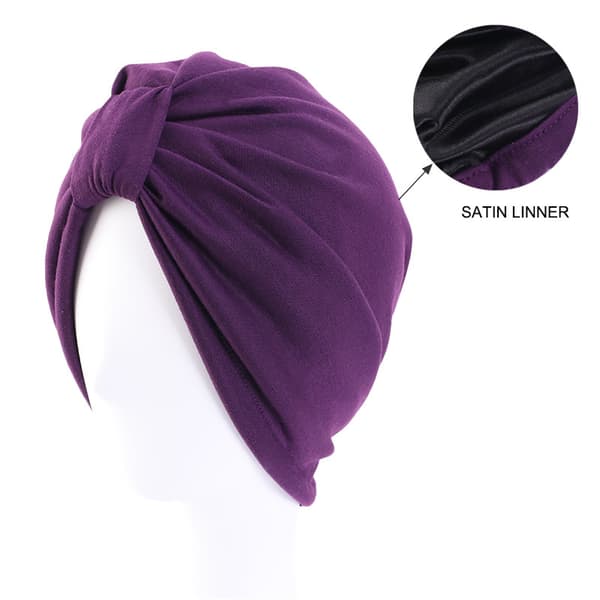 Lilla dusjhette, myk bomullshatt, bandana-hatt