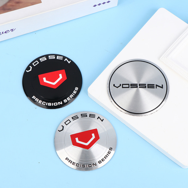 4st 65 mm Vossen Wheel ap Sticker Emblem Badge Bilfälg Dekal C