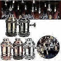 Boveution E26/E27 Retro Vintage Edison-lamppu, kytkimellä - pronssi