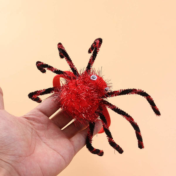 Halloween kostume Spider Pandebånd Skræmme Spider Udklædnings Tilbehør