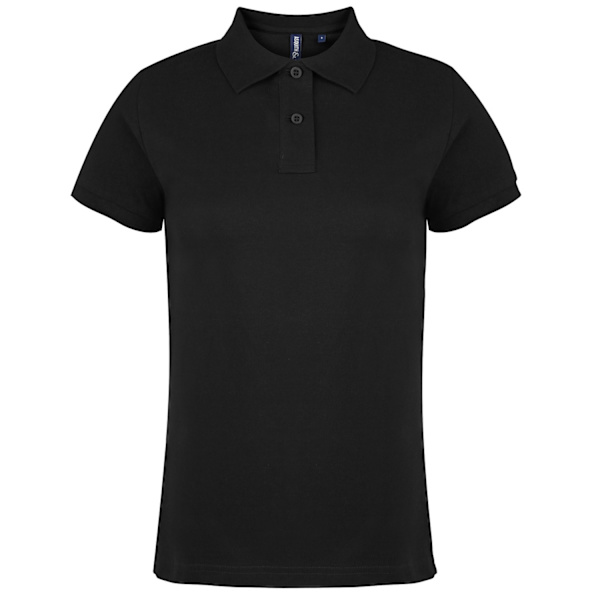 Asquith & Fox Naisten yksivärinen lyhythihainen pikeepaita Bl Black XS