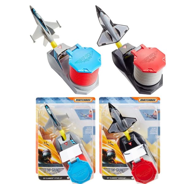 2-Pack Mattel Sky Slammers Top Gun Maverick Attack Jet Lentokone multicolor