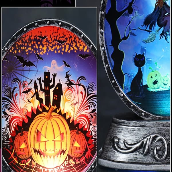 Halloween dekorativ rekvisit Pumpkin Lantern Natlampe