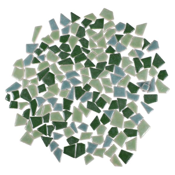 200g Unikke DIY Mosaiksten Holdbare Glaserede Mosaikfliser Delikate Mosaikfliser
