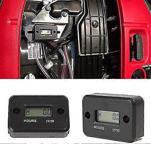 Vattentät LCD-timräknare - För motorcykel, ATV, snöskoter och mer