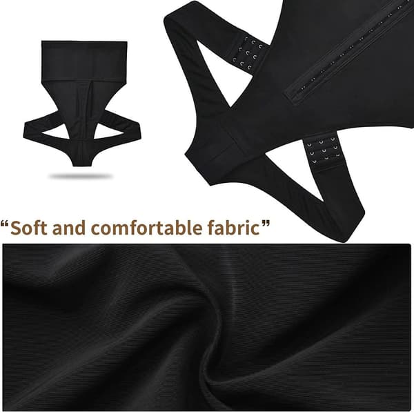 Da idjekontroll Shapewear Jupsuit Hög idja agkontroll byxor M m