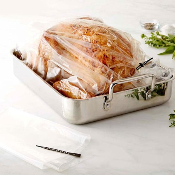 50× Stora Stekpåsar Kök Mikrovågsugn Matlagning Kött DIY