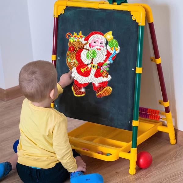 #DIY Diamond Painting -tarra seinätarra Joulupukki#