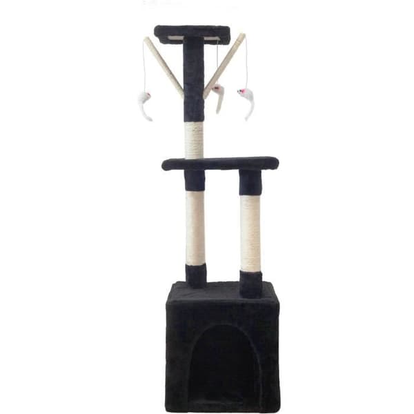 Kradsetræ BETTY - 30 x 30 x 110 cm - Sort