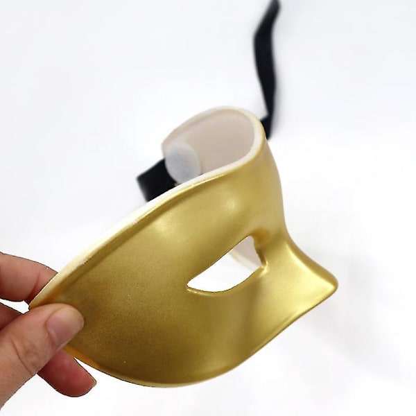 14 stilar Halloween-mask Halvt ansikte Vuxenfest Gentleman Maskerad Jul Halloween Cosplay Performance Mask Bal silver