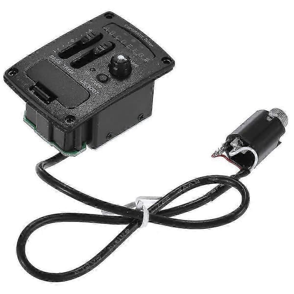 Uk-300T Ukulele Piezo Pickup Preamp 2-bånds EQ Equalizer Ukulele Pickups Tuner System