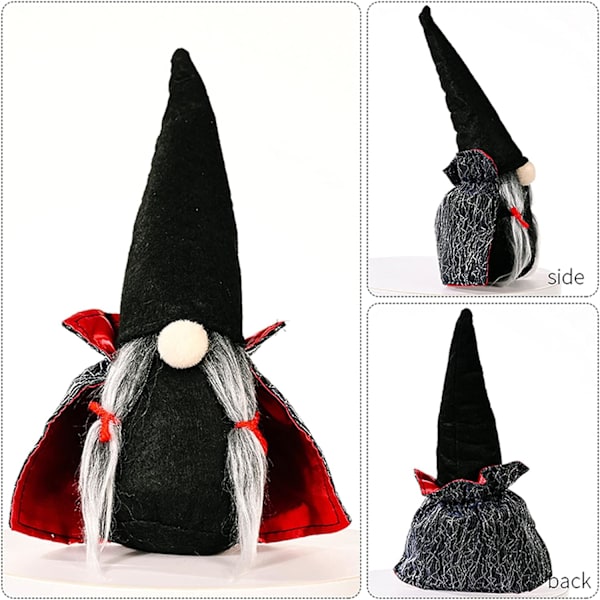 2 st Halloween Dekorationstomtar, Svenska tomtar Tomtedockor