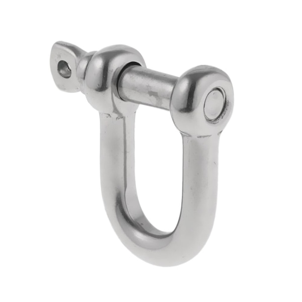 304 D Rostfritt stål Skruvstift Shackle Rigging För marinbåtar Silver M8