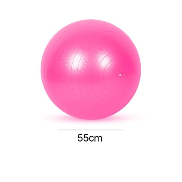 Ekstra tykk yogaball treningsball, for balanse, stabilitet, graviditet, hurtigpumpe medfølger 25cm purple