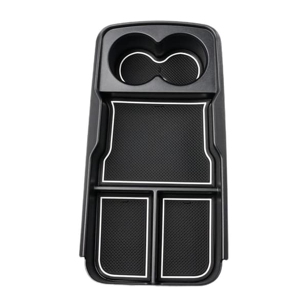 For Kia EV6 2022 2023 Svart Interiør Armlene ConsoleCentral Stor