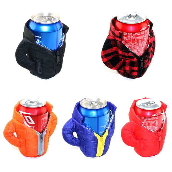 Dubbellagers bärbar kylväska Beer Soda Cold Jacket A