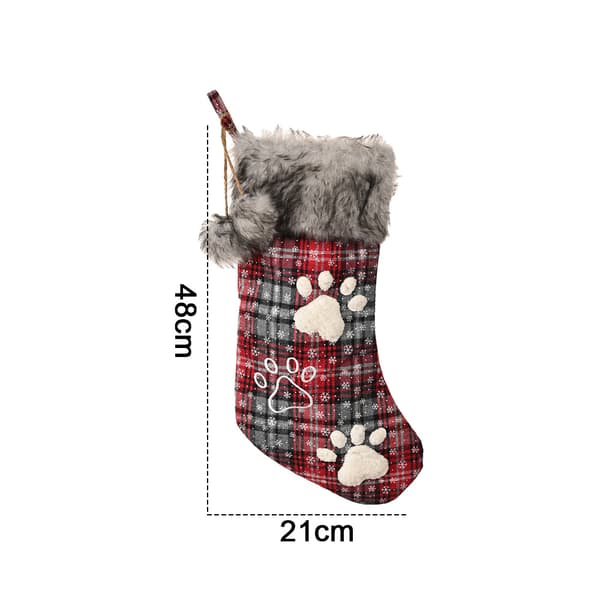 Julestrømpe non-woven stof julemandstrømpe til style 2
