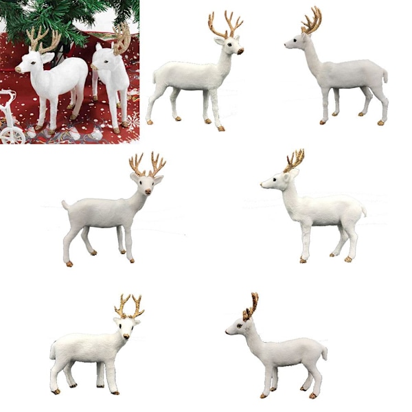 God jul jul vita renar 2-VARV HUVUD 2-VARV HUVUD