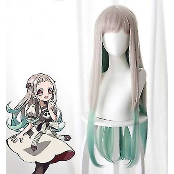 Yashiro Nene Cosplay Kostym Anime Toalett Inbunden Hanako Kun Jibaku Shounen Hanako Kun Cosplay Klänning Peruk Halloween Kostym Present Only Wig M