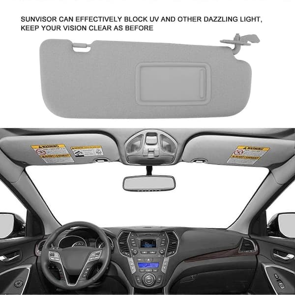 Solskærmsenhed passagerside grå 852103X000TX erstatning for Hyundai Elantra 2011-2015