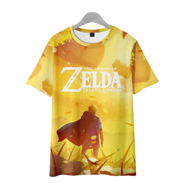 The Legend of Zelda Tears of the Kingdom T-shirt för män Toppar Mode kortärmad unisex crewneck lös t-shirt för barn style3 140(kids)