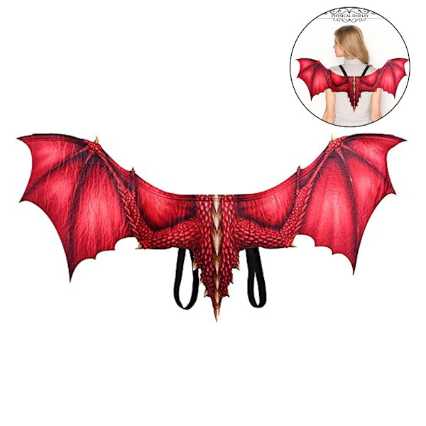 Voksen non-woven Dragon Wings rekvisitt