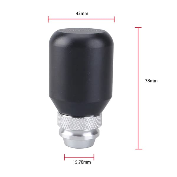 Bilracing JDM Aluminium Girkule Universal Girkuleknott- Silver
