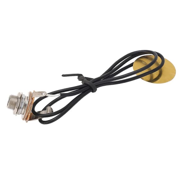 Gitar Pickup Piezo Transduser Akustisk Jack Pre Wired Forsterker Profesjonelt Instrumenttilbehør