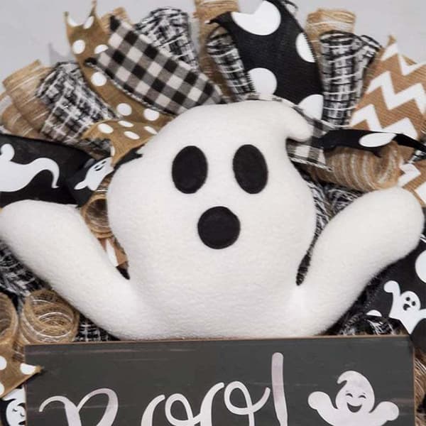 Simulering Halloween Ghost Garland Hemvägg Garland Dekor Prop
