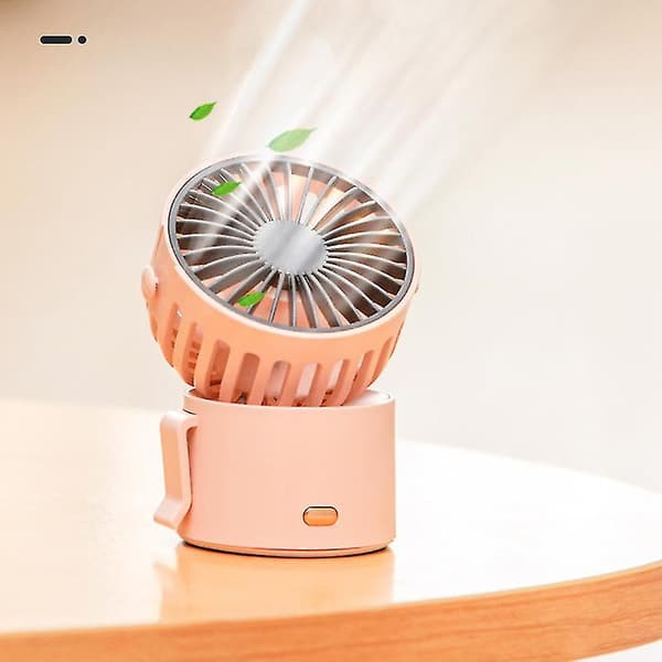 Bærbar Lille Ventilator Mini Håndholdt USB Genopladelig Personlig Ventilator Lille Lommeventilator Hals Håndventilator Til