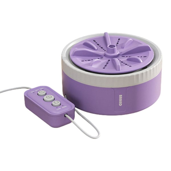 Mini Portable Washer USB -driven 3 Timing Modes Underkläderssockor purple Upgraded version