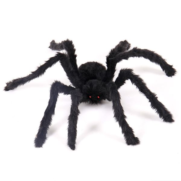 Halloween dekorationer utomhus jättespindel