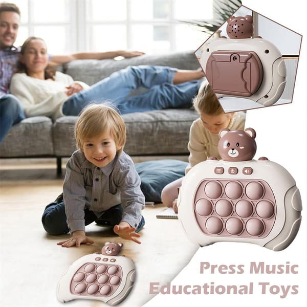 Pop It Spillemaskine Tryk Pioneer Puzzle Dekompressionslegetøj Til K bear onesize
