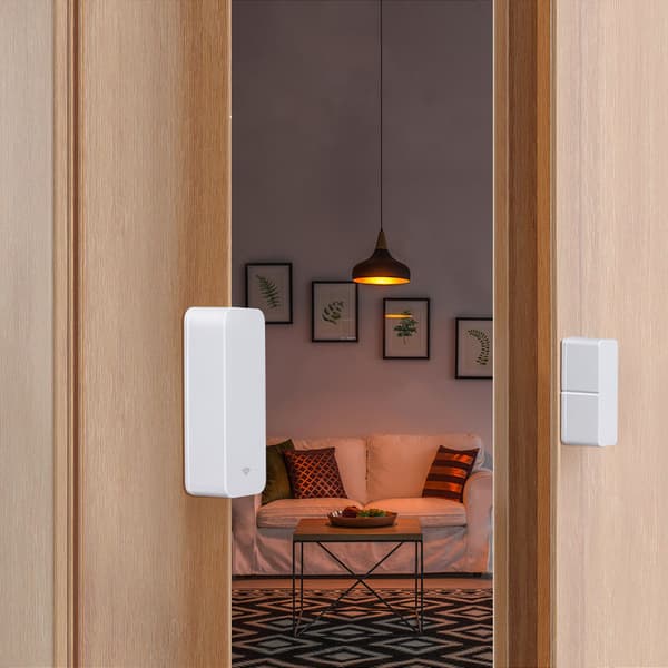 Trådløs WiFi Smart Vindusdørsensor, Fjernkontroll Lavt Energiforbruk