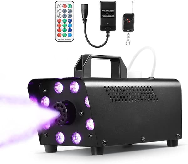 Røykmaskin, Dismaskin LED-lamper innendørs for festbryllup, 500W Automatic color change Wire control