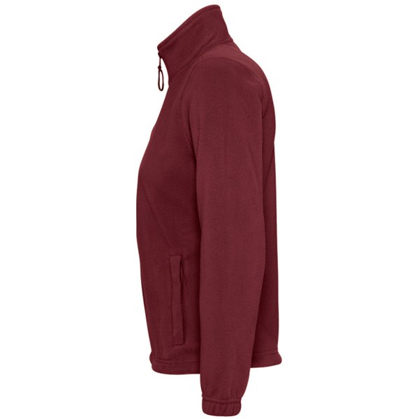 SOS Naiset/Naiset North Full Zip Fleece-takki Burgundy L