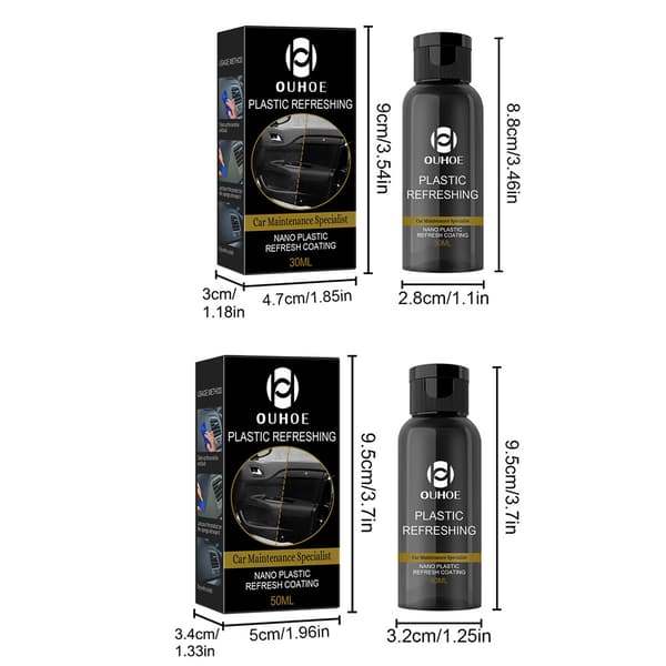 Bil Plast Renovering Renoveringsmiddel Bærbar Plejemiddel 50ml
