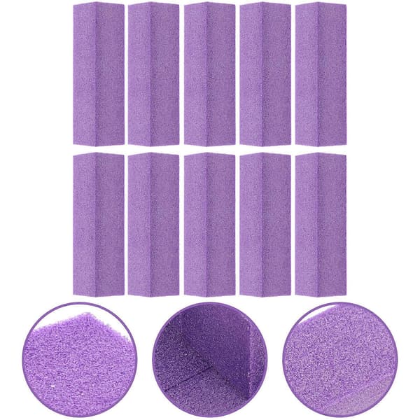 10 stk neglefiler for manikyr og pedikyr, svampneglefiler, fingerneglefiler, neglebufferblokker