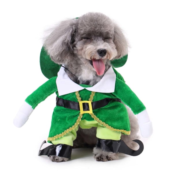 Walking Pet Dog skjorte Casual til små hunde skjorte Kappe Outfit til katte Tøj Uldig blød hundejakke S