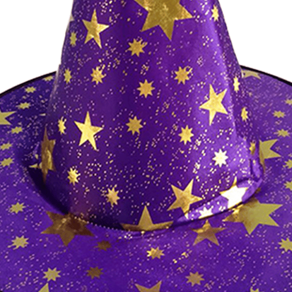 Häxhatt Halloween kostym Wicked Witch Accessoar Purple