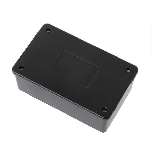Vandtæt ABS-plast elektronisk kabinet projektboks sort 105x64x40mm