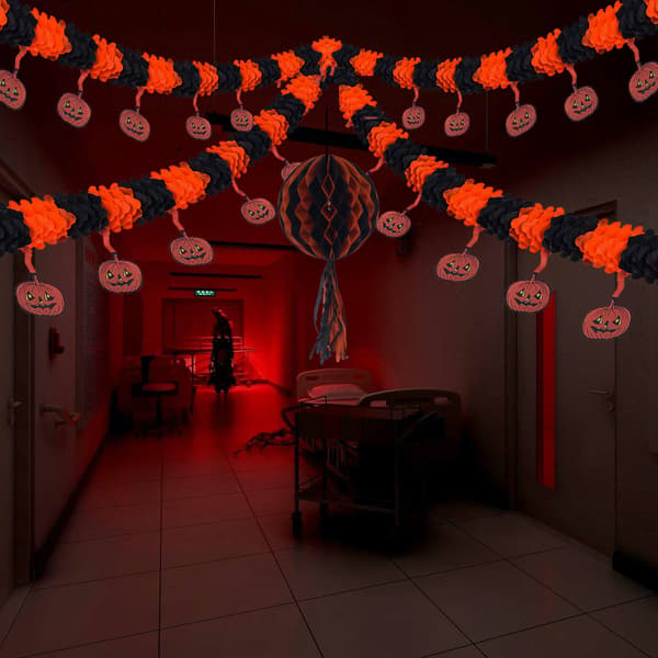 Halloween spökfestival blomma ring dag dekoration Halloween par
