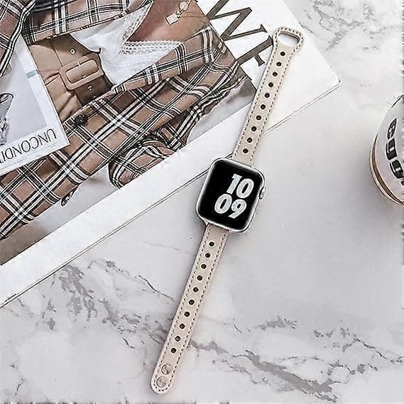 Kompatibel med Apple Watch Rem 41mm 40mm 38mm kvinder, Topkvalitets