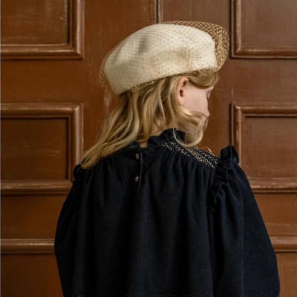 Dame efterårsternet retro hue baret