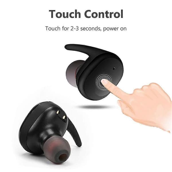 Trådløse høretelefoner Bærbare Smart Touch Genopladelige Bluetooth-kompatible 5.0 In-ear headset til løb