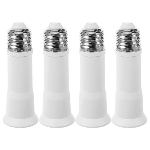 4 st E27 till E27 Lamphållaradapter Lamphållarförlängare