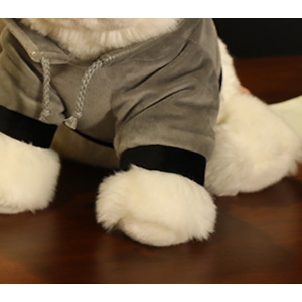 35 cm Söt dressing valp plyschleksaker Pomeranian dockor fyllda