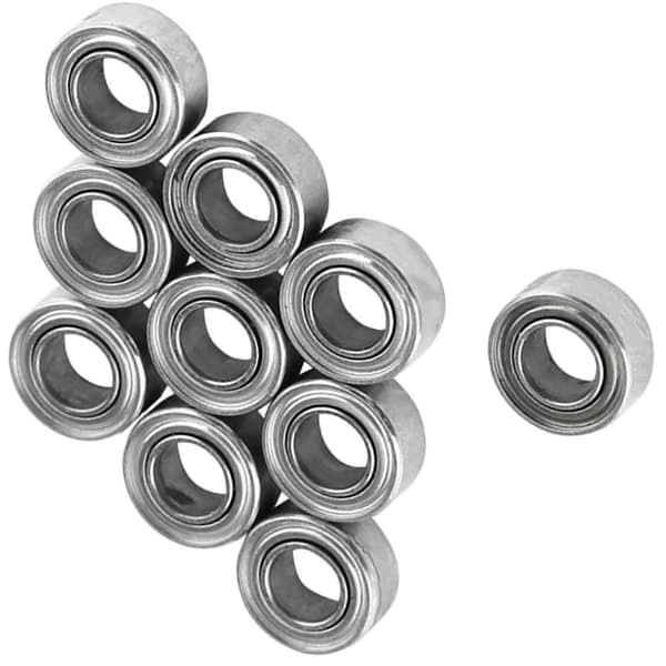 10 stk. MR63ZZ dobbeltafskærmede miniaturekuglelejer 3x6x2,5 mm til 3D-printer, modelfremstilling